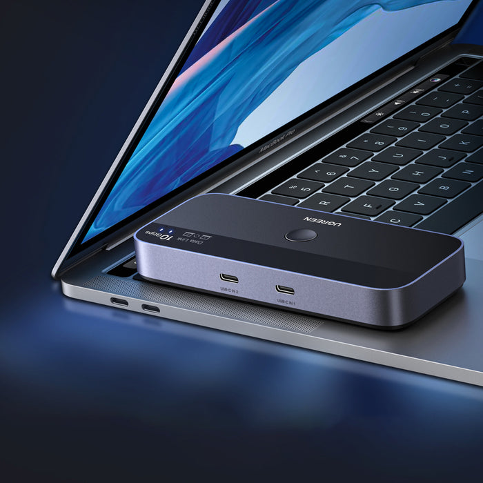 Ugreen превключвател USB-C USB-A 10Gb/s - сив