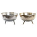 Украса за център на маса DKD Home Decor Златен Сребрист