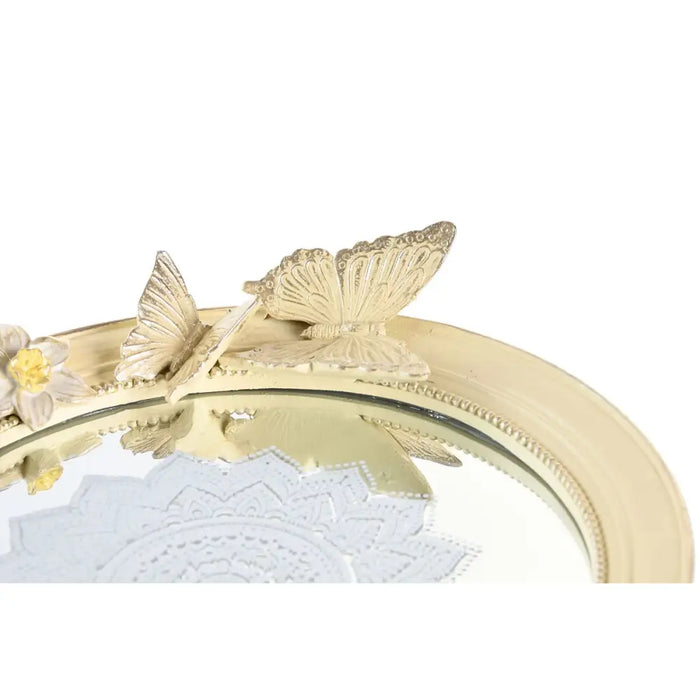 Украса за център на маса DKD Home Decor Бежов Смола