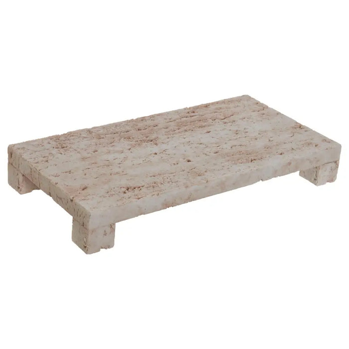 Украса за център на маса Home ESPRIT Бежов Смола 34 x 17 x