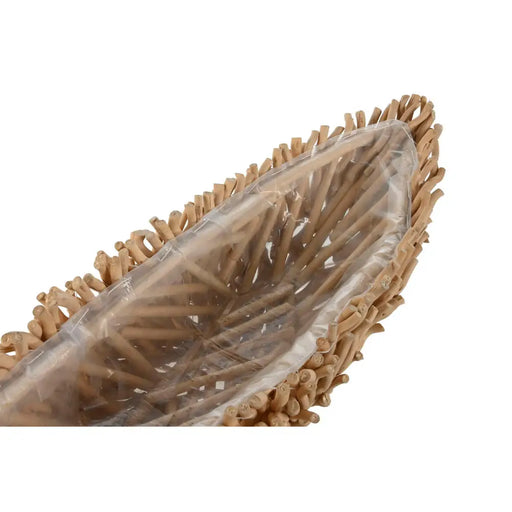 Украса за център на маса Home ESPRIT Бял Светло кафяв