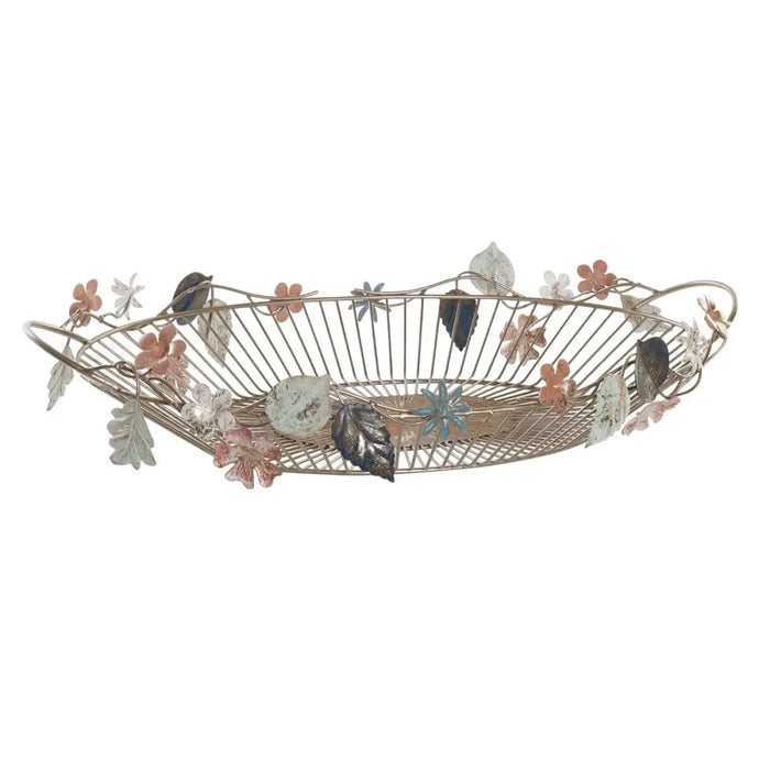 Украса за център на маса DKD Home Decor Многоцветен Метал
