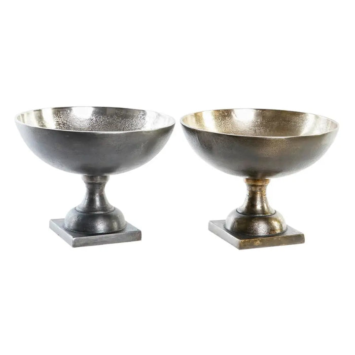 Украса за център на маса DKD Home Decor Златен Сребрист