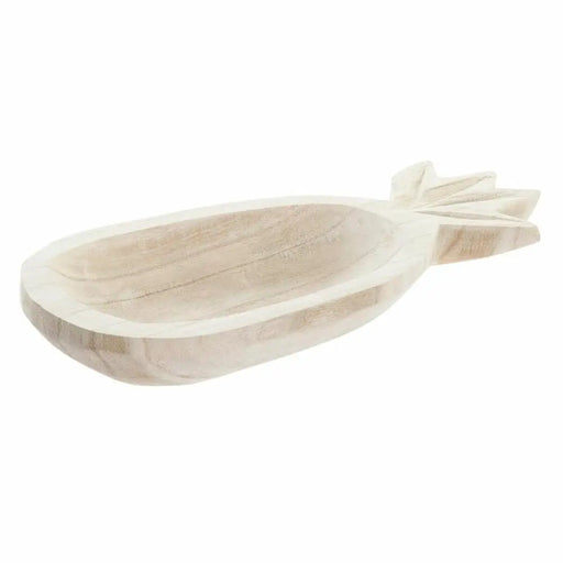 Украса за център на маса DKD Home Decor Кафяв Дърво