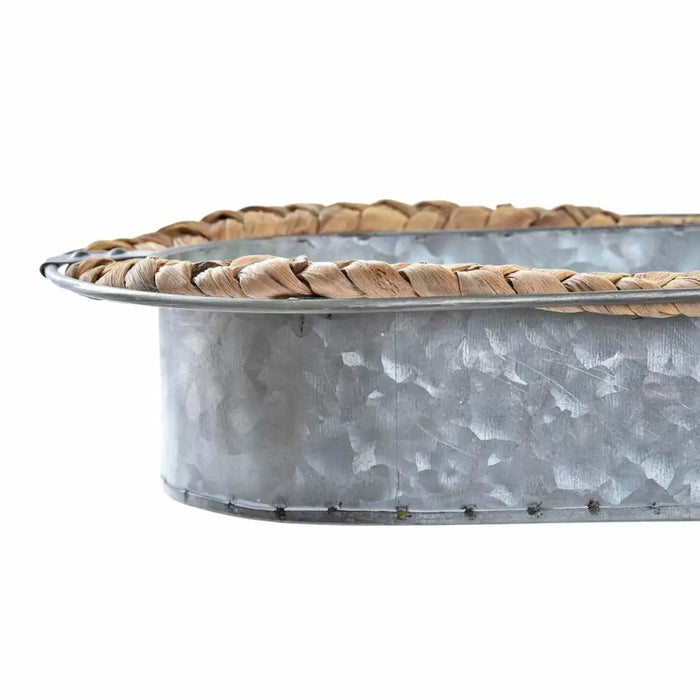 Украса за център на маса DKD Home Decor Кафяв Сив Желязо 51