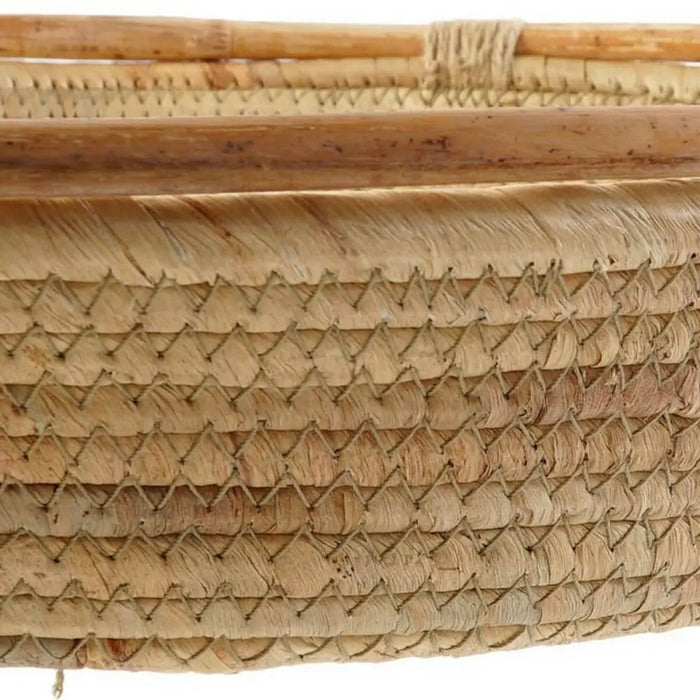 Украса за център на маса DKD Home Decor Кафяв Тръстики 42 x