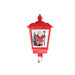 Улично осветление DKD Home Decor Бял Червен Метал 30 x 30 x