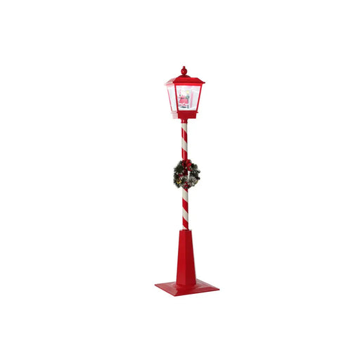 Улично осветление DKD Home Decor Бял Червен Метал 30 x 30 x