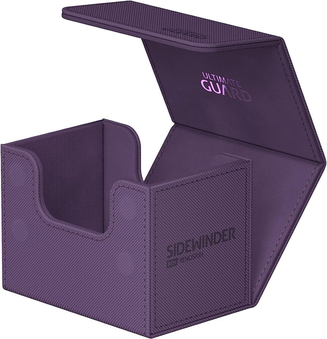 Кутия за карти Ultimate Guard Sidewinder 80+ XenoSkin Monocolor - Purple