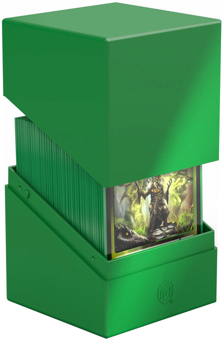 Кутия за карти Ultimate Guard Boulder Deck Case Solid - Зелена (100+ бр.)