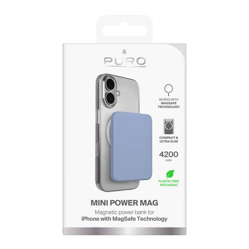 Ултратънка външна батерия Puro 4200mAh съвместима с MagSafe