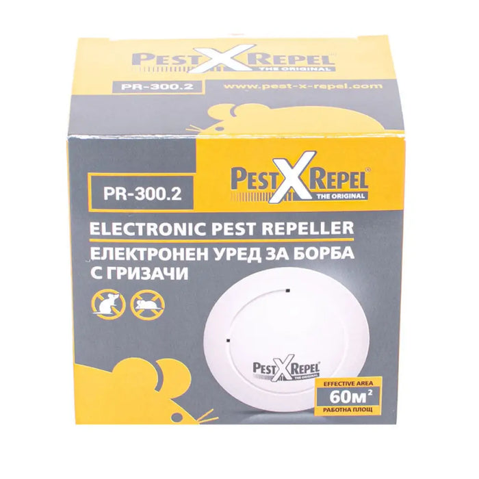 УЛТРАЗВУКОВ ЕЛЕКТРОНЕН УРЕД ЗА БОРБА С ГРИЗАЧИ PEST-X-REPEL