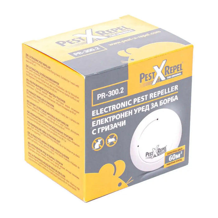 УЛТРАЗВУКОВ ЕЛЕКТРОНЕН УРЕД ЗА БОРБА С ГРИЗАЧИ PEST-X-REPEL