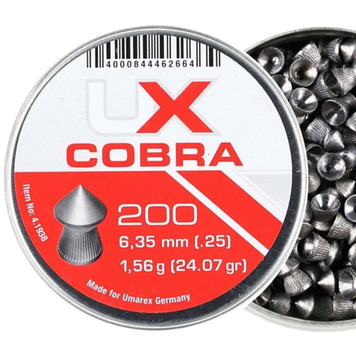 Umarex Cobra Pointed Ribbed shot 6.35 200 бр.