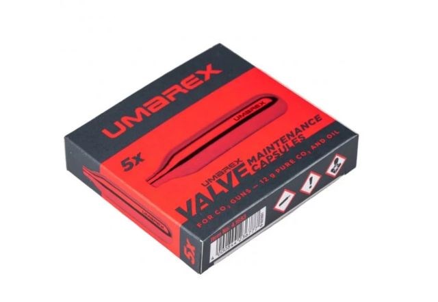 Umarex CO2 капсула 5 бр. 12g консервиране и почистване