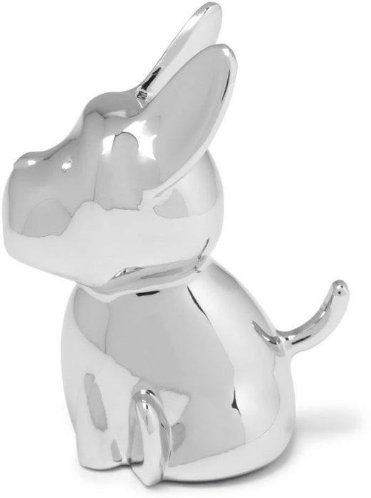 Поставка за пръстени Umbra - Zoola Frenchie, 4.4 х 3.8 х 7.6 cm, хром