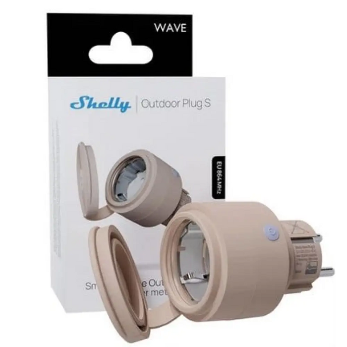 Умен външен контакт Shelly Wave Outdoor Plug S