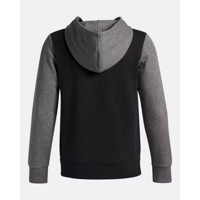 Суитчър с Качулка за Момиче Under Armour Rival Flc Cblck Grphc Hd Черен