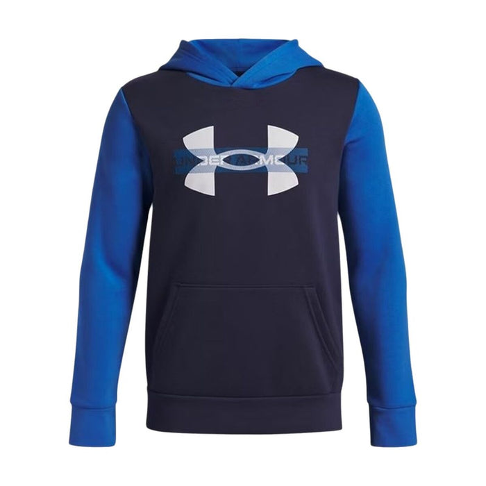 Суитчър с Качулка за Момиче Under Armour Rival Flc Cblck Grphc Hd Син
