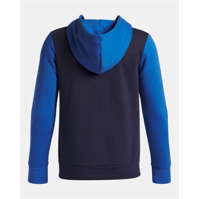 Суитчър с Качулка за Момиче Under Armour Rival Flc Cblck Grphc Hd Син