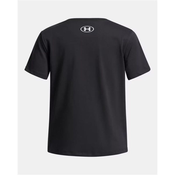 Детски Тениска с къс ръкав Under Armour Big Logo Черен