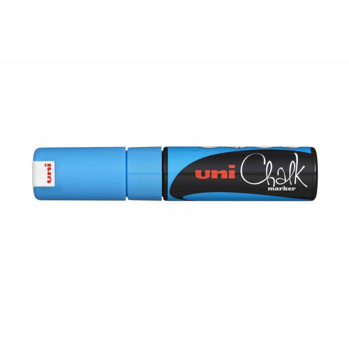 Течни тебеширени маркери Uni-Ball PWE-8K Син Светло син (6 Части) (6 броя)
