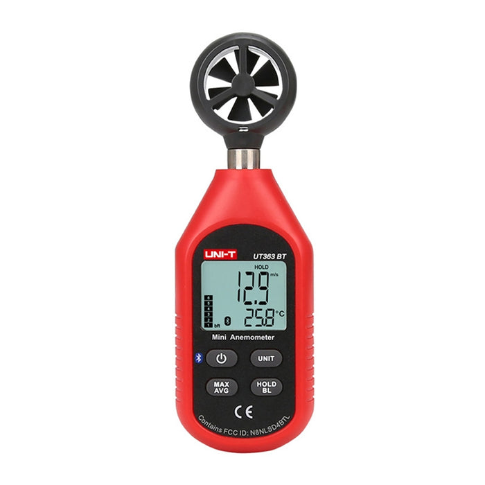 Мини анемометър Uni-T UT363BT