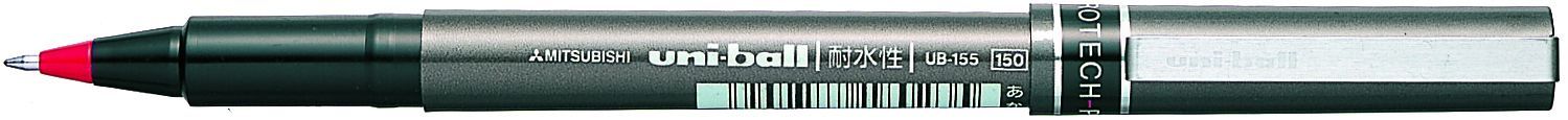 Ролер Uni Micro Deluxe - UB-155, 0.5 mm, червен
