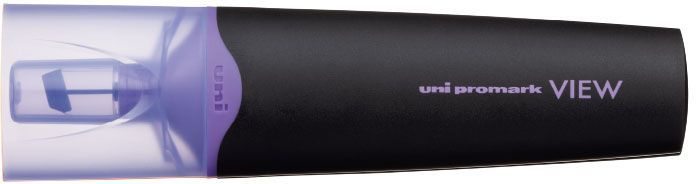 Текст маркер Uni Promark View - USP-200, 5 mm, лилав