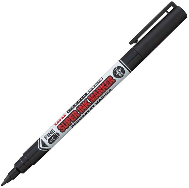Перманентен маркер Uni Superink - PNA-125, 0.9 mm, черен