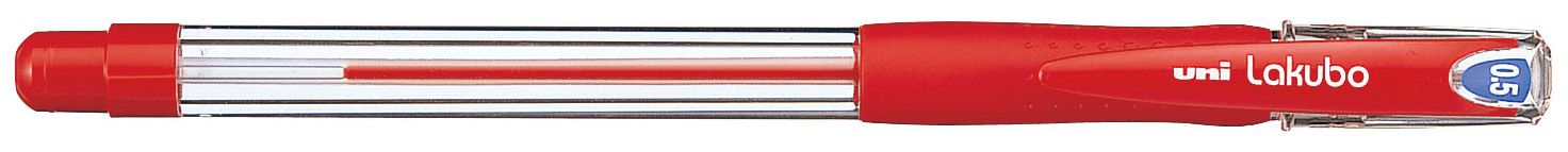Химикалка Uniball Lakubo Micro – Червен, 0.5 mm
