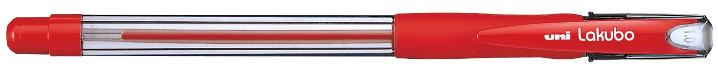 Химикалка Uniball Lakubo Medium – Червен, 1.0 mm