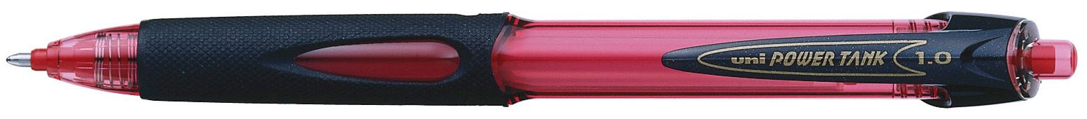 Автоматична химикалка Uniball Power Tank Medium – Червен, 1.0 mm