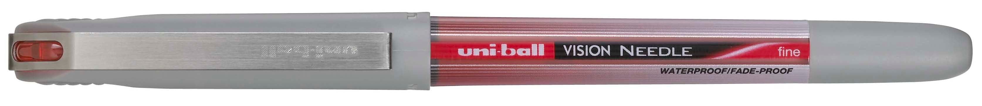 Ролер Uniball Vision Needle Fine – Червен, 0.7 mm