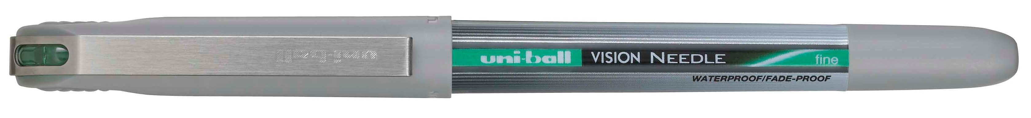 Ролер Uniball Vision Needle Fine – Зелен, 0.7 mm
