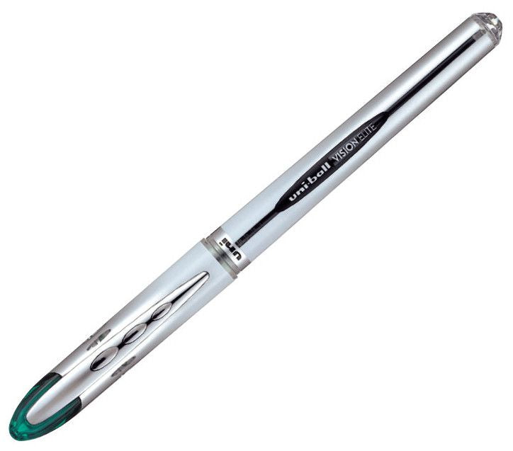 Ролер Uniball Vision Elite – Зелен, 0.8 mm