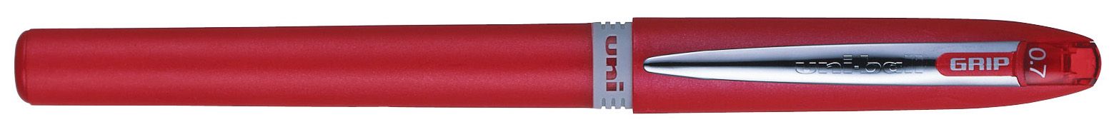 Ролер Uniball Grip – Червен, 0.7 mm