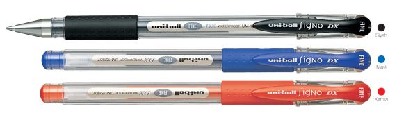 Гел ролер Uniball Signo Dx Fine – Червен, 0.7 mm