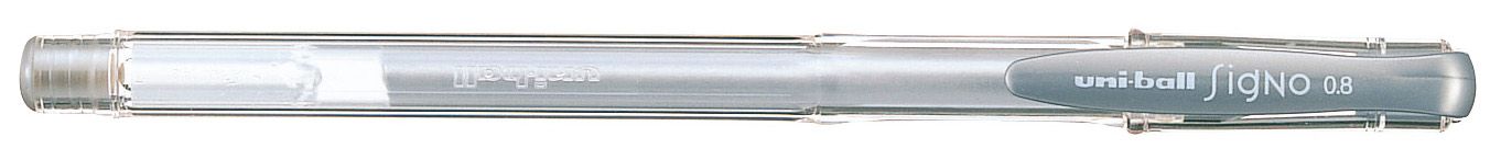 Гел ролер Uniball Signo – Сребърен, 0.7 mm