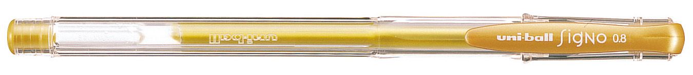 Гел ролер Uniball Signo – Златен, 0.7 mm