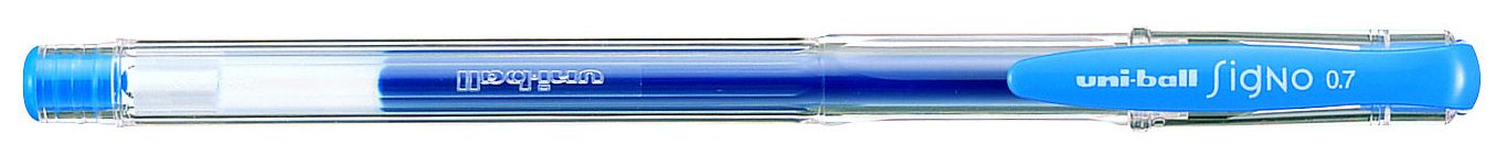 Гел ролер Uniball Signo – Светлосин, 0.7 mm