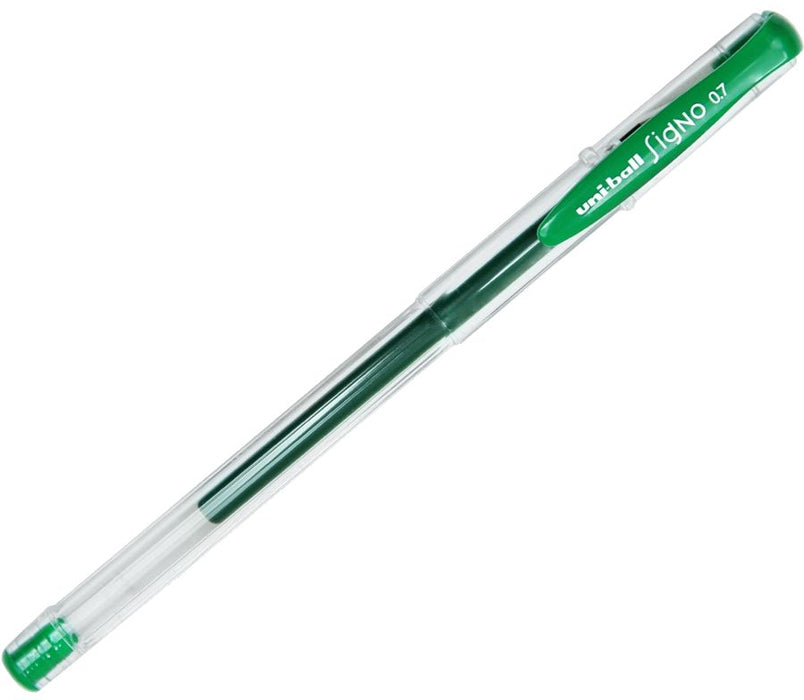 Гел ролер Uniball Signo – Зелен, 0.7 mm
