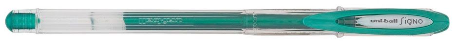 Гел ролер Uniball Signo Noble Metal – Зелен, 0.8 mm
