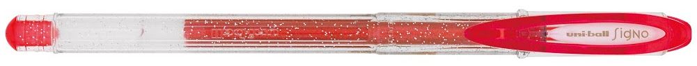 Гел ролер Uniball Signo Sparkling – Червен, 1.0 mm