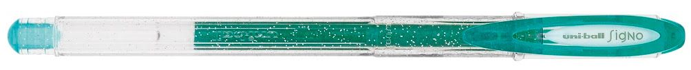 Гел ролер Uniball Signo Sparkling – Зелен, 1.0 mm