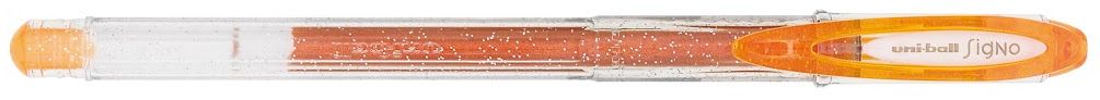 Гел ролер Uniball Signo Sparkling – Оранжев, 1.0 mm