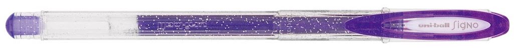 Гел ролер Uniball Signo Sparkling – Виолетов, 1.0 mm