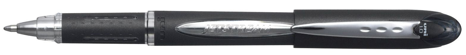 Химикалка Uniball Jetstream – Черен, 1.0 mm