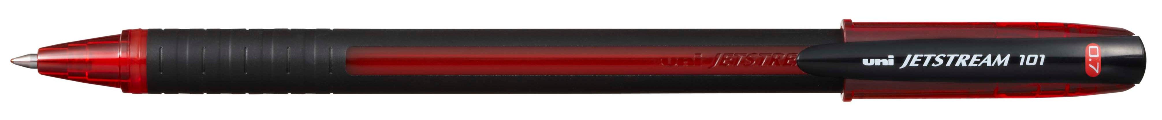 Химикалка Uniball Jetstream – Червен, 0.7 mm