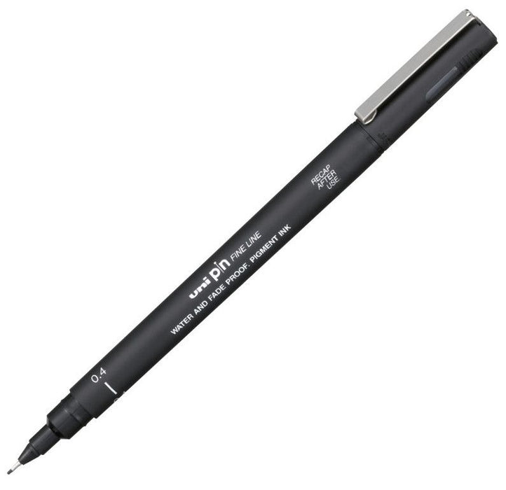Тънкописец Uniball Pin Fine – Черен, 0.4 mm